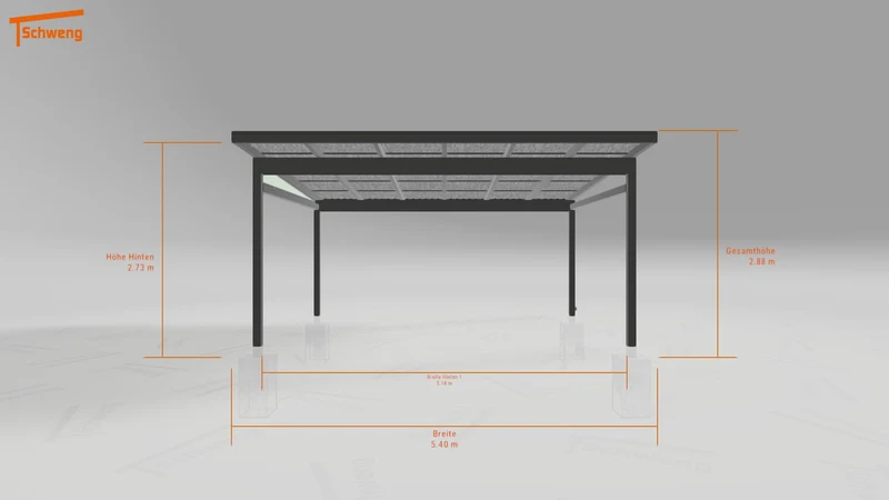 #DE Schweng Pultdachcarport S400 (ID v47r3q) #MTG
