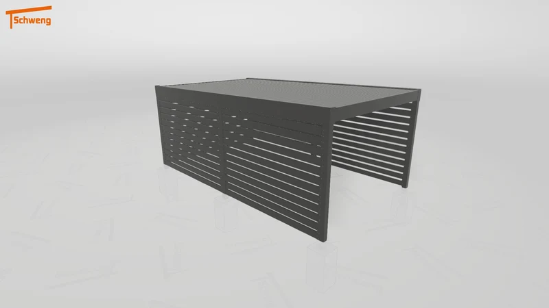 #AT Schweng Flachdachcarport C600 (ID zbwgq7)