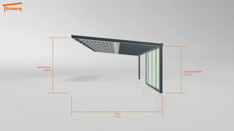 #DE Schweng Terrassenüberdachung S400 (ID 85pbmn)
