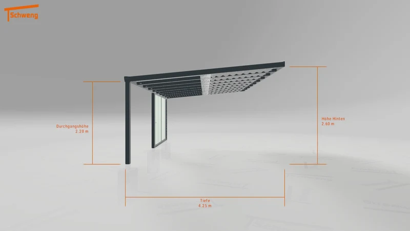 #DE Schweng Terrassenüberdachung S400 (ID 85pbmn)