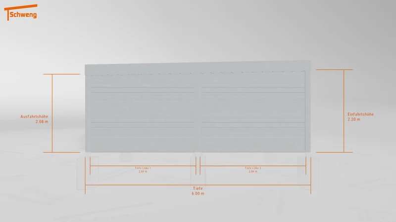 #DE Schweng Flachdachcarport C600 (ID 77b588) #MTG