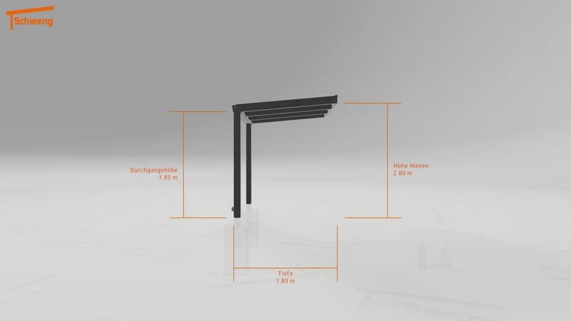 #DE Schweng Terrassenüberdachung S350 (ID zbwxnw)