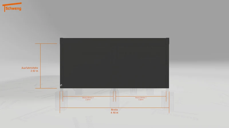 #DE Schweng Flachdachcarport C600+ (ID dvn3x8) #MTG