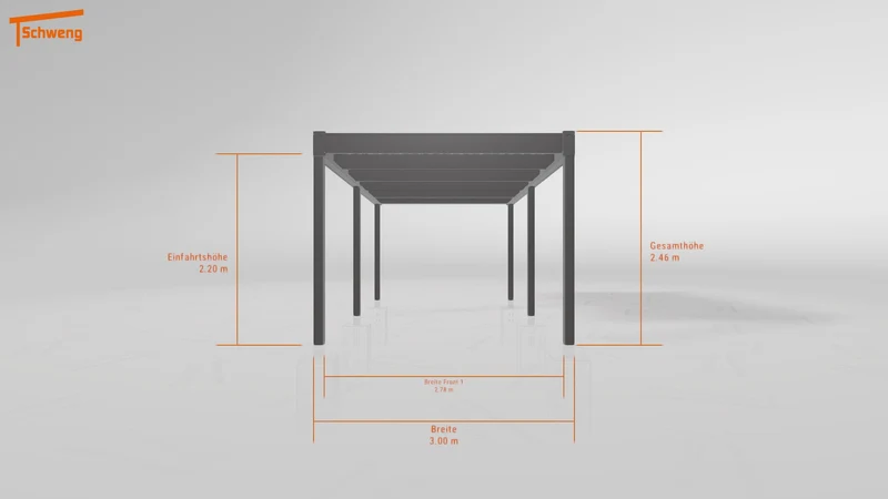 #DE Schweng Flachdachcarport C600 (ID w3xywy) #MTG