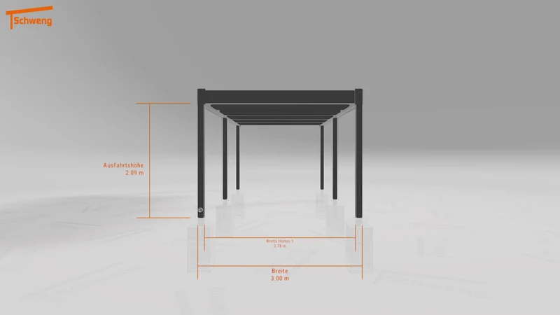 #DE Schweng Flachdachcarport C600 (ID w3xywy) #MTG