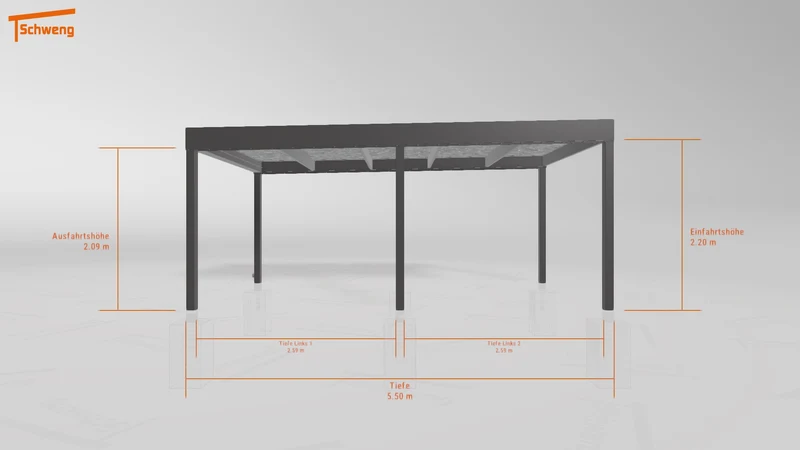 #DE Schweng Flachdachcarport C600 (ID w3xywy) #MTG