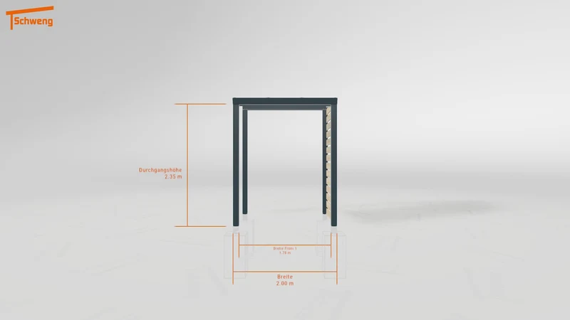 #DE Schweng Terrassenüberdachung S350 (ID 33jpqn)