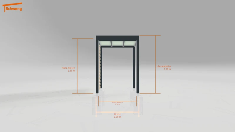 #DE Schweng Terrassenüberdachung S350 (ID 33jpqn)