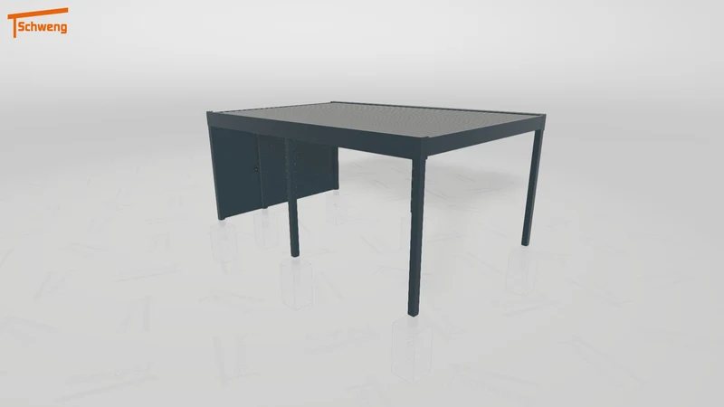 #DE Schweng Flachdachcarport C600 (ID 5mzgbk) #MTG