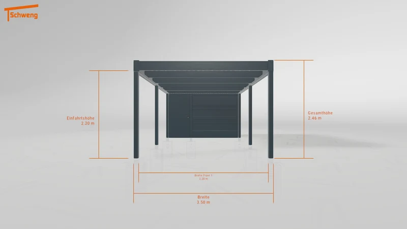 #DE Schweng Flachdachcarport C600 (ID 5mzgbk) #MTG