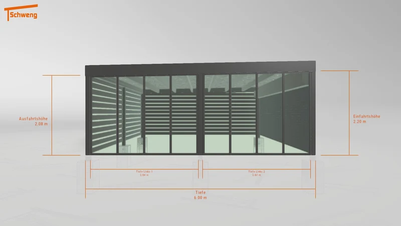 #DE Schweng Flachdachcarport C600+ (ID 2q8gww) #MTG