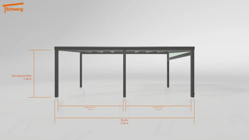 #DE Schweng Terrassenüberdachung S400 (ID g75bmb)