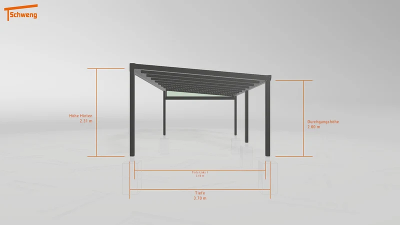 #DE Schweng Terrassenüberdachung S400 (ID g75bmb)