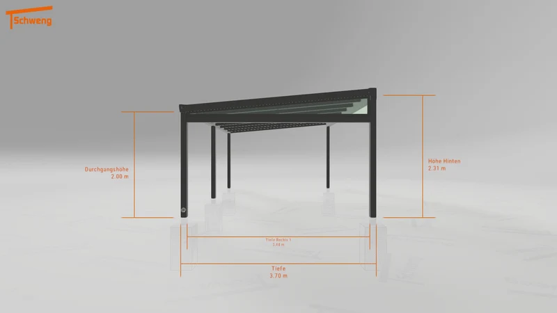 #DE Schweng Terrassenüberdachung S400 (ID g75bmb)