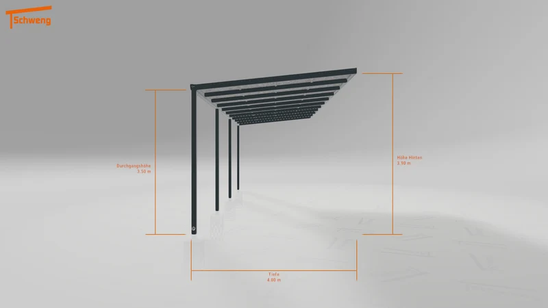 #DE Schweng Pultdachcarport S400 (ID zbwkpd)