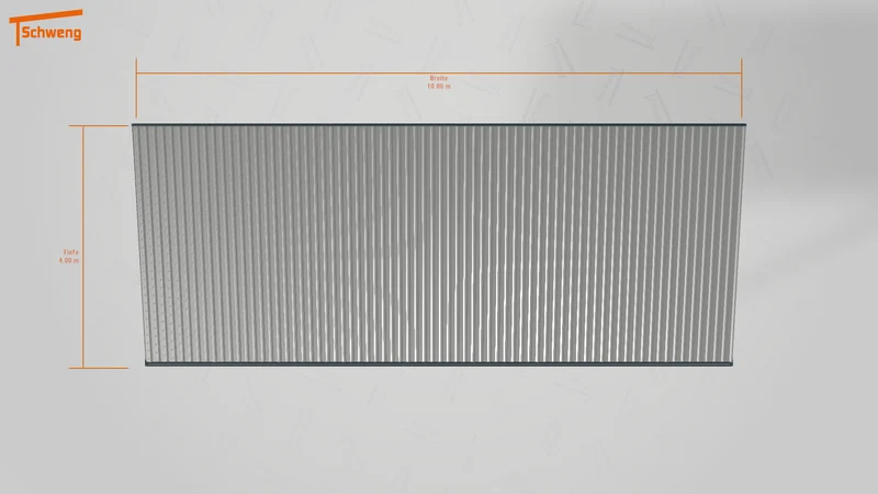 #DE Schweng Pultdachcarport S400 (ID zbwkpd)