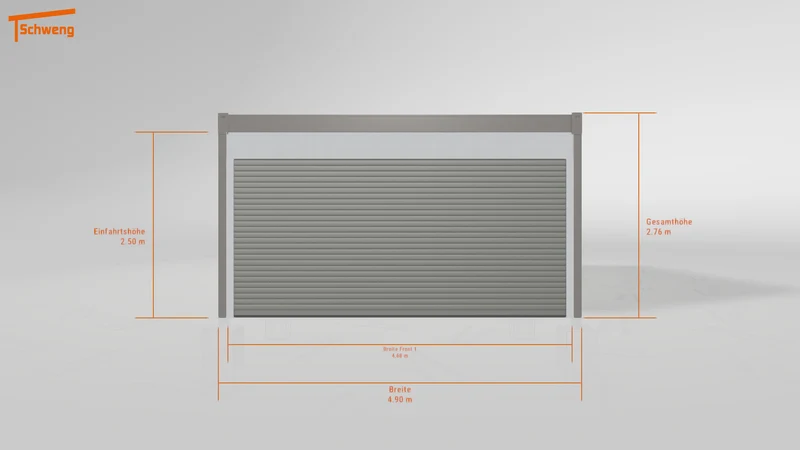 #DE Schweng Flachdachcarport C600+ (ID 33jg5n) #MTG
