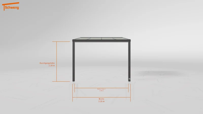 #DE Schweng Terrassenüberdachung S350 (ID 42wg72)