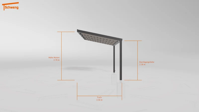 #DE Schweng Terrassenüberdachung S350 (ID 42wg72)