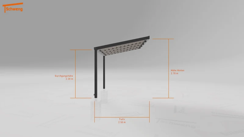 #DE Schweng Terrassenüberdachung S350 (ID 42wg72)