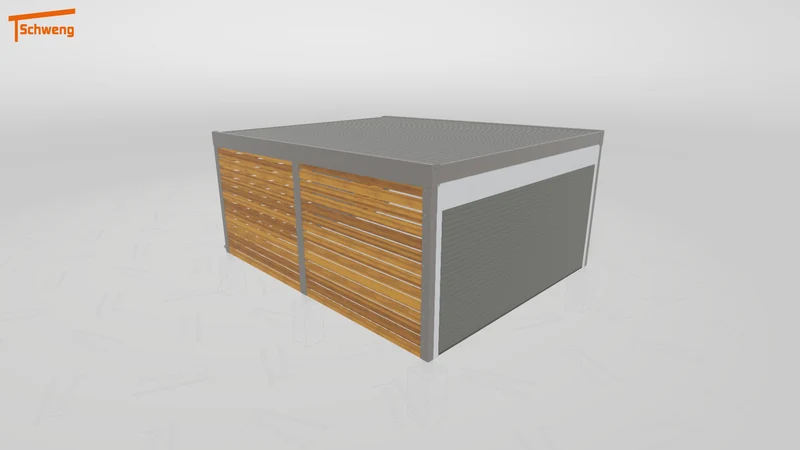 #DE Schweng Flachdachcarport C600+ (ID n5m3mj) #MTG