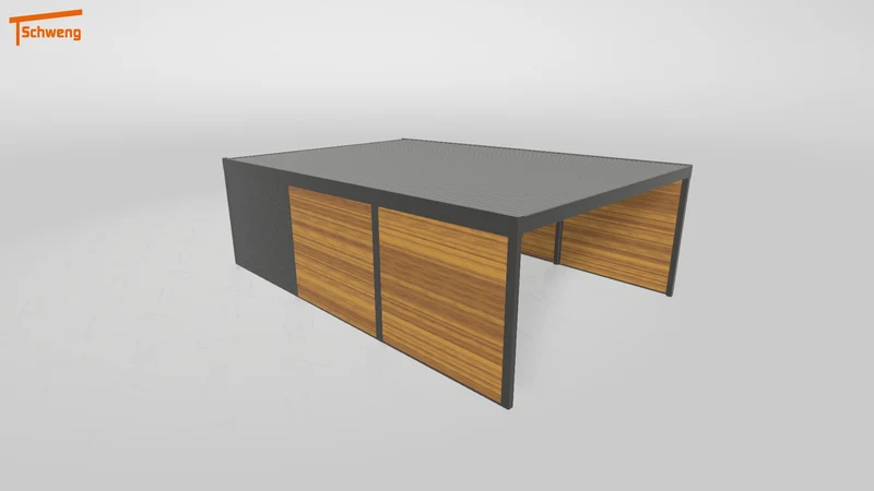 #DE Schweng Flachdachcarport C600 (ID ygjkjz) #MTG