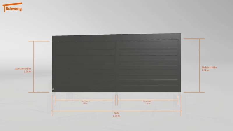 #DE Schweng Flachdachcarport C600+ (ID 5mzg98) #MTG