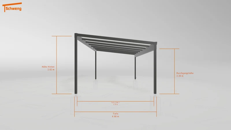 #DE Schweng Terrassenüberdachung S400 (ID n5mxy4)