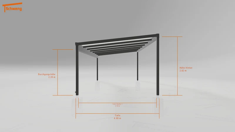 #DE Schweng Terrassenüberdachung S400 (ID n5mxy4)