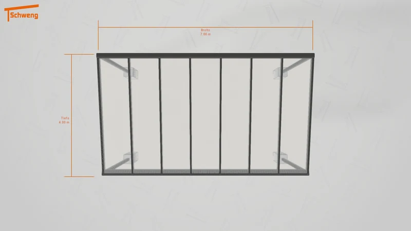 #DE Schweng Terrassenüberdachung S400 (ID n5mxy4)