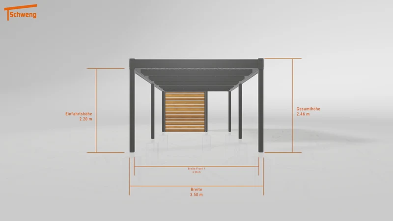 #DE Schweng Flachdachcarport C600 (ID pbpjp3) #MTG