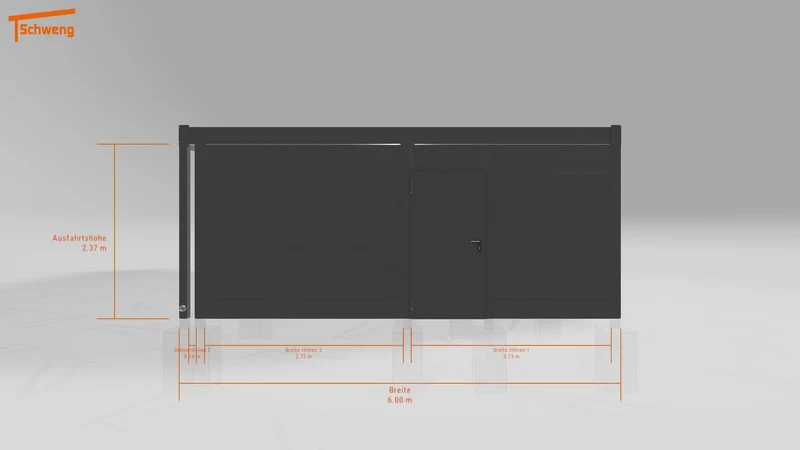 #DE Schweng Flachdachcarport C600+ (ID x78kbj) #MTG