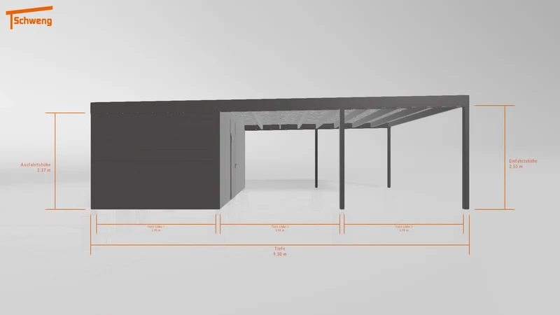 #DE Schweng Flachdachcarport C600+ (ID x78kbj) #MTG