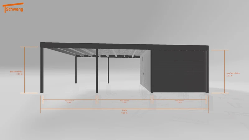 #DE Schweng Flachdachcarport C600+ (ID x78kbj) #MTG