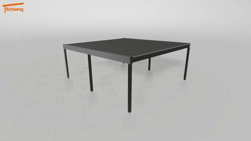 #DE Schweng Flachdachcarport C600 (ID pbpdrq)