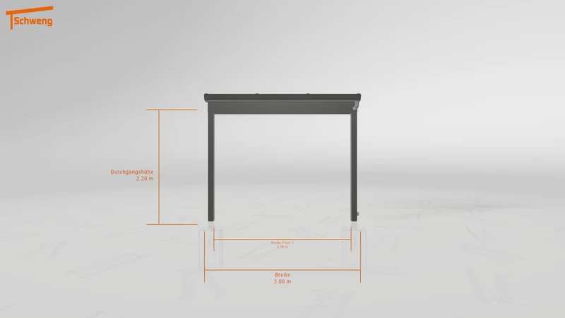 #DE Schweng Terrassenüberdachung S350 (ID mj2qn3)