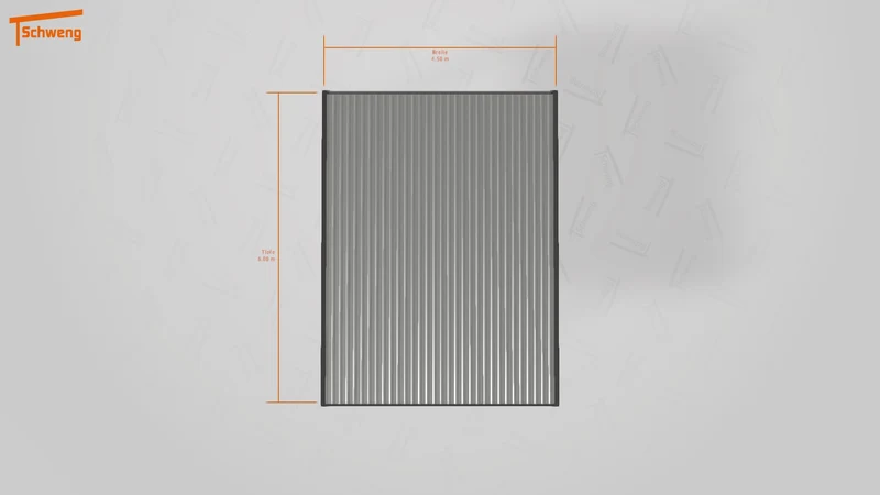 #DE Schweng Flachdachcarport C600 (ID w3xp87)