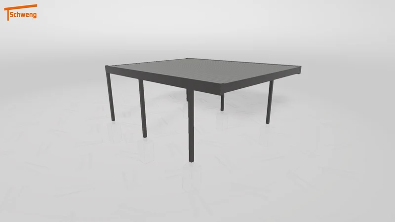#DE Schweng Flachdachcarport C600 (ID 77b9nx)