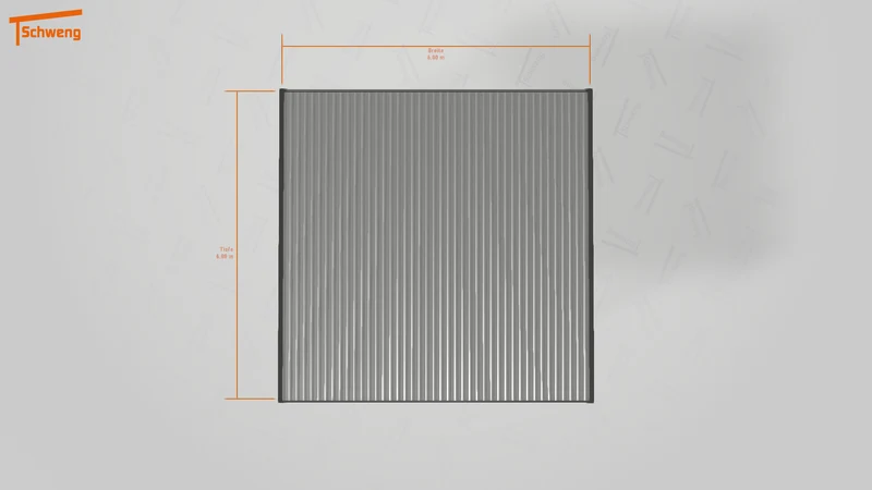 #DE Schweng Flachdachcarport C600+ (ID v47pw7)