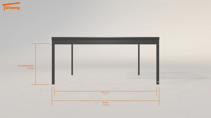 #DE Schweng Terrassenüberdachung S400 (ID 5m59r4)