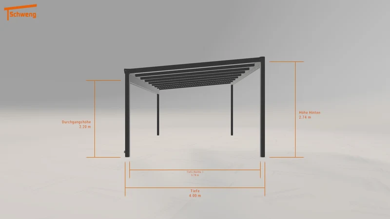 #DE Schweng Terrassenüberdachung S400 (ID 5m59r4)
