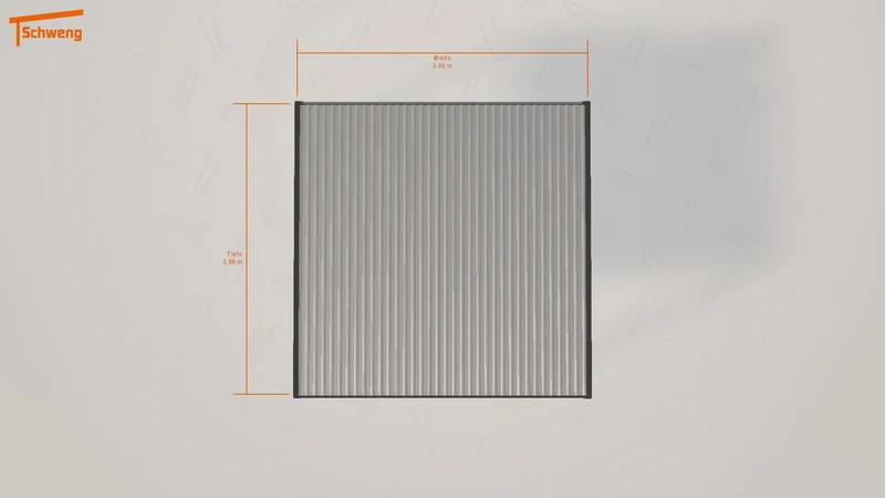 #DE Schweng Flachdachcarport C600 (ID 9wjx3p)