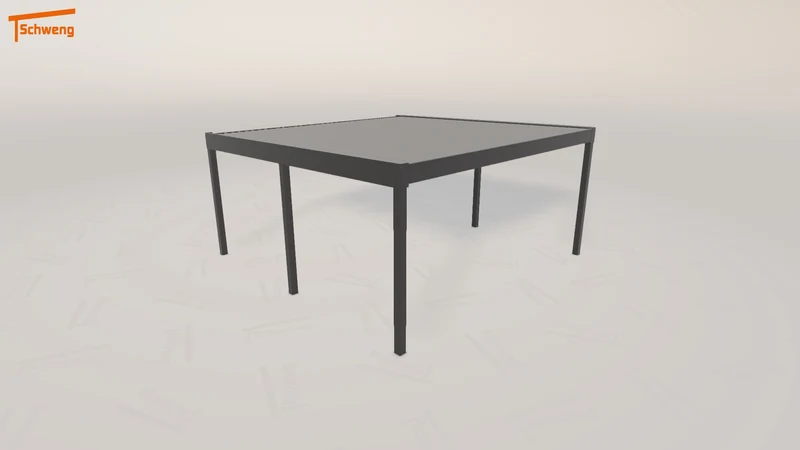 #DE Schweng Flachdachcarport C600 (ID dvkzr8)