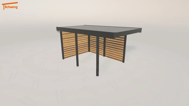 #DE Schweng Flachdachcarport C600 (ID jjzwww) #MTG