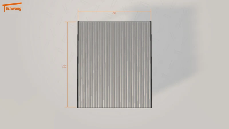 #DE Schweng Flachdachcarport C600 (ID zbj7q4) #MTG