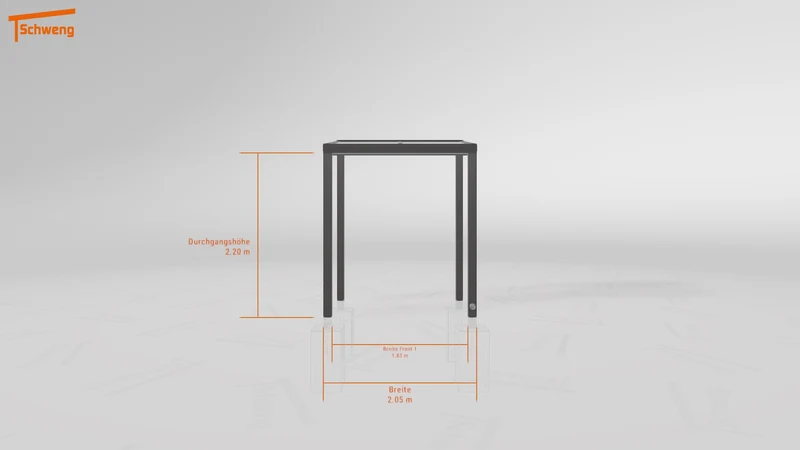 #DE Schweng Terrassenüberdachung S350 (ID 42wgv2)
