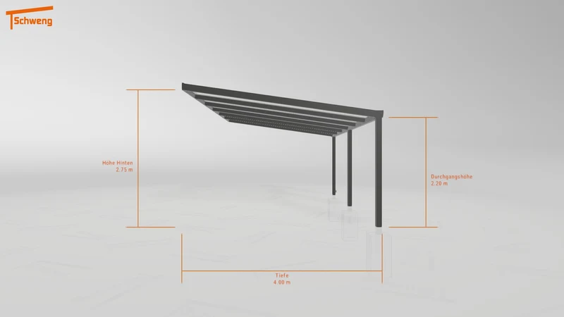 #DE Schweng Terrassenüberdachung S400 (ID 5mzgdp)