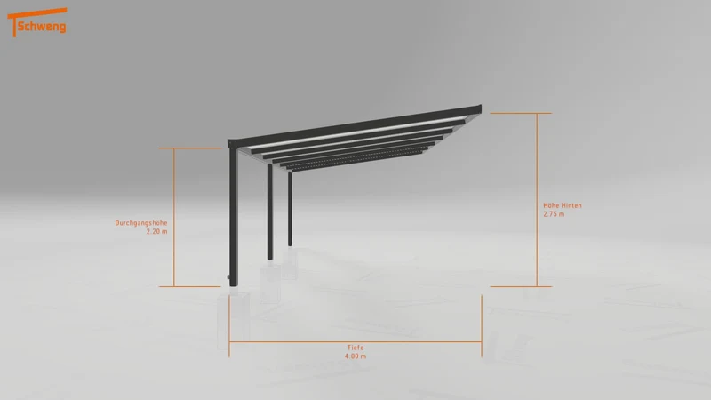 #DE Schweng Terrassenüberdachung S400 (ID 5mzgdp)