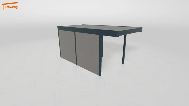 #DE Schweng Flachdachcarport C600 (ID v47dpg) #MTG