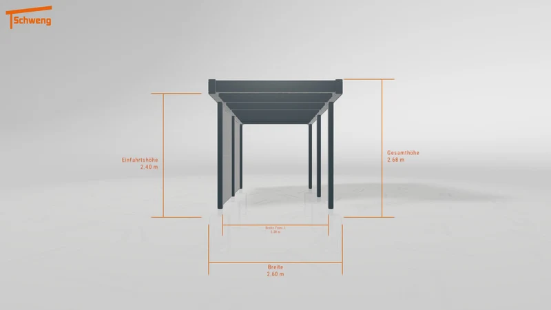#DE Schweng Flachdachcarport C600 (ID v47dpg) #MTG